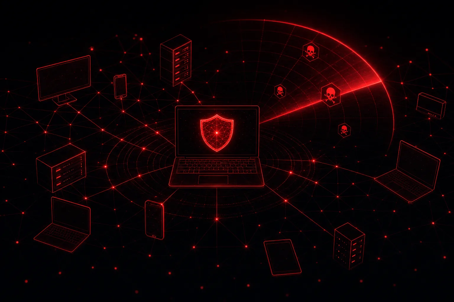 Endpoint-Radar erkennt Bedrohungen in einem vernetzten Gerätegitter